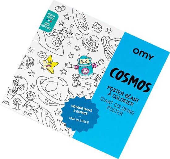 OMY KLEURPOSTER "COSMOS"