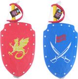 Eddy Toys Ridder Speelset - Schild en Zwaard - Rood