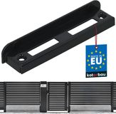 KOTARBAU® Sluitplaat voor Tuinpoort - Sluitplaat Poort - Poortaanslag 16,5cm - Aanslagplaat - Hoeksluitplaat - Stalen Sluitplaat - voor Houten en Metalen Poorten - Antraciet