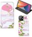 B2Ctelecom Book Case for iPhone 12 / 12 Pro - Bird Standing - Faux Leather