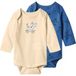 LUPILU Babyrompers, 2 Stück (Beige, 86/92)