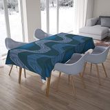 Bonamaison Tafelkleed, Anti-Mold, Sneldrogend, Waterdicht, 100% Polyester Tafellaken, 140cm x 200cm - Ontworpen en Vervaardigd in Turkije