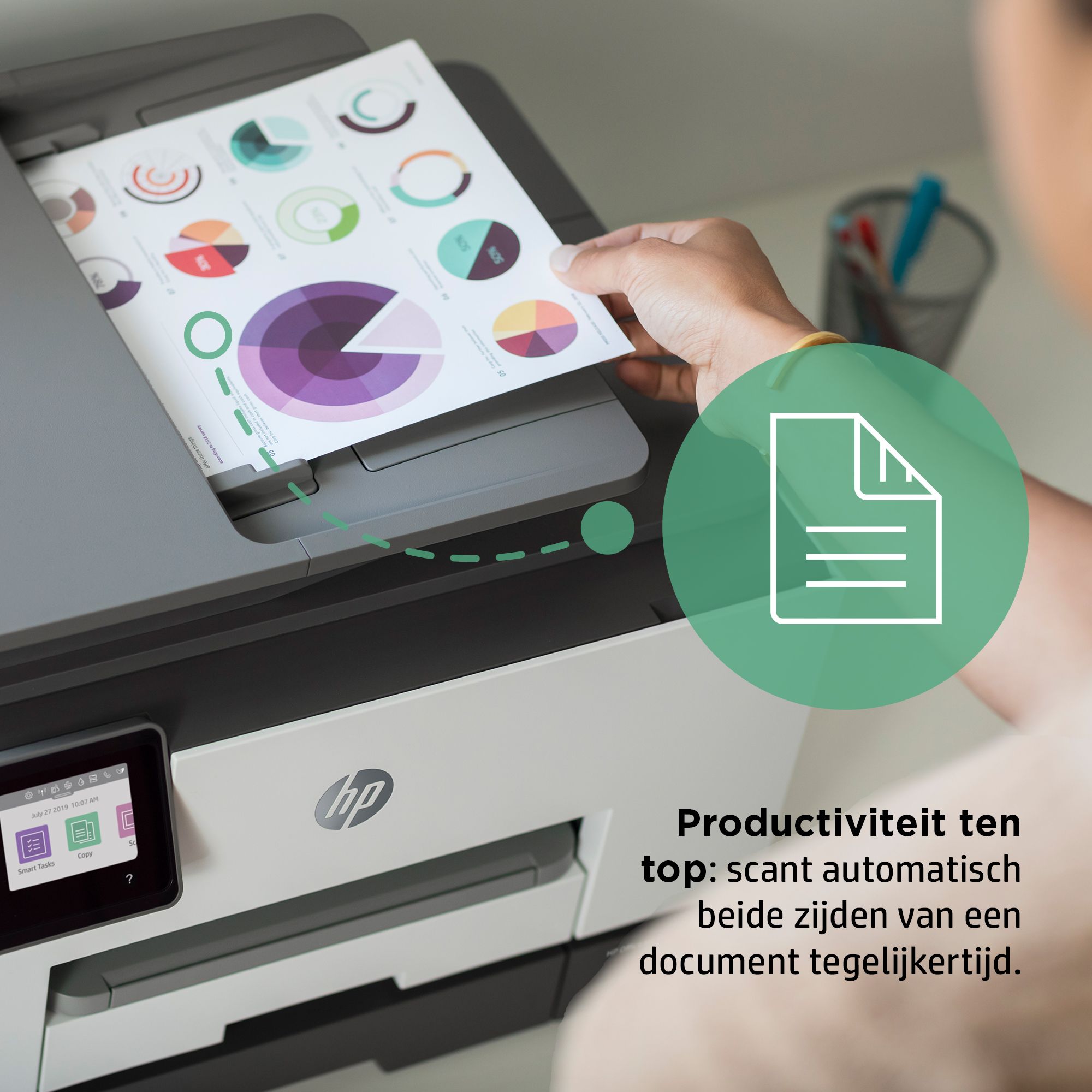 HP OfficeJet Pro 9022e All-in-One Printer - Print/Copy/Scan/Fax - Duplex - Wi-Fi