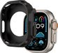 Bandz Robuust TPU hoesje geschikt voor Apple Watch Ultra / Ultra 2 / Ultra 3 - 49mm case van stevig TPU materiaal - Robuuste uitstraling (zwart)