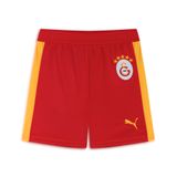 PUMA Galatasaray SK T7 short, Rood/Geel, Maat 5-6Y