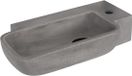 Differnz Reba lavabo - Béton - Gris - 36 x 19 x 8 cm