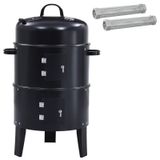 Syfax Buiten Grill Ø 40 x 80 cm Staal Zwart