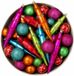Inge-glas Inge Christmas Kerstballen en pegels ornamenten - 33x st - gekleurd - kunststof