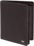 Golden Head Leren portemonnee Capri RFID Protect Kombischeintasche 1230 Dunkelbraun