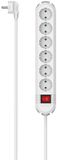 Hama Stekkerdoos - 6-voudig - 2m kabel - Wit