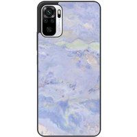 Xiaomi Redmi Note Marbre bleu Verstevigd hoesje met sublimatie bedrukking
