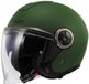 LS2 OF620 Classy Solid Mat Legergroen Jethelm - Helm