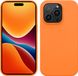 kwmobile telefoonhoesje geschikt voor Apple iPhone 14 Pro - Hoesje met siliconen coating - Smartphone case in fruitig oranje
