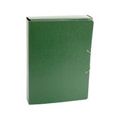 Projectiemap Projectiemap laarzen sluiting met elastiek, dikte 7 cm, groen
