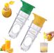 Sans marque 2 pièces - Presse-citron portable avec couvercle - Jaune