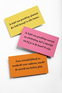 Complimentenkaarten set 20 stuks - Positieve teksten - moederdag - Creations by Heart