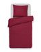 HEMA Housse de couette 140x200/220 coton doux rouge