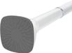 Wan GmbH Douchestang met veer - Wit - 79-114 cm