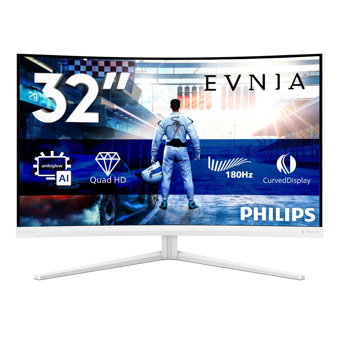 Philips Evnia 32M2C5501/00 32" Full HD 180Hz Curved Gaming Monitor