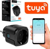 Krüger&Matz Connect P4 - Slim Wandcontactdoos - WiFi - Tuya - Spraakbesturing