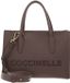 Coccinelle Leren handtas schoudertas Myrtha26 Handbag Grained Leather Warm Taupe