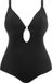 Elomi Plain Sailing Non Wired Plunge Swimsuit Dames Badpak - Maat 90I (EU)
