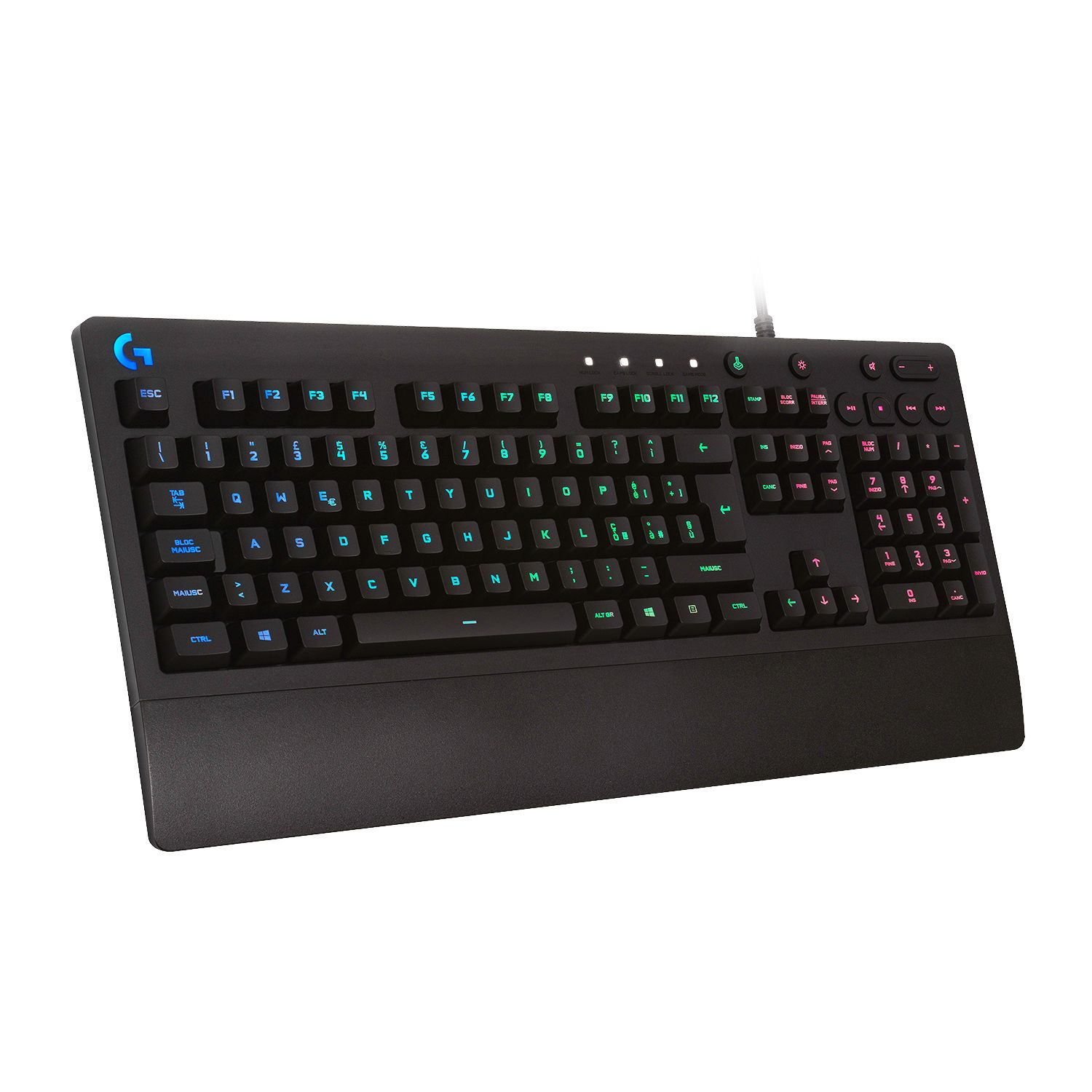 Logitech G G213 Prodigy Gaming Keyboard - USB - QWERTY - English - Black