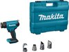 Makita DHG180ZK 18V Accu Heteluchtpistool | Body | Incl. Accessoires & Koffer
