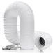 Merkloos Flexibele Ventilatieslang 10cm met Klemmen voor Afzuigsystemen