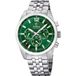 Festina F20742/2 Heren Polshorloge Chronograaf Groen Staal