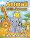Animali della Savana: libro da colorare