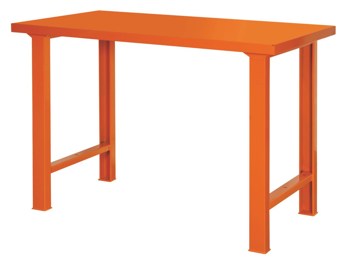 Bahco Werkbank | heavy-duty | met MDF werkblad | 4 poten | blauw | 1500 mm x 750 mm x 1030 mm