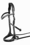 USG United Sportproducts Germany GmbH Bitloos hoofdstel Pony Zwart Leer