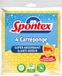 SPONTEX - Tegels: 4 platte sponzen, robuust en flexibel, bescherming tegen bacteriën