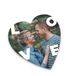 YourSurprise Icecat Premium Photo Coaster - Hardboard - Heart - 1 Piece