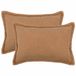 vidaXL - Kussensloop - 2 stuks - Beige - 40 x 60 cm - Katoensatijn