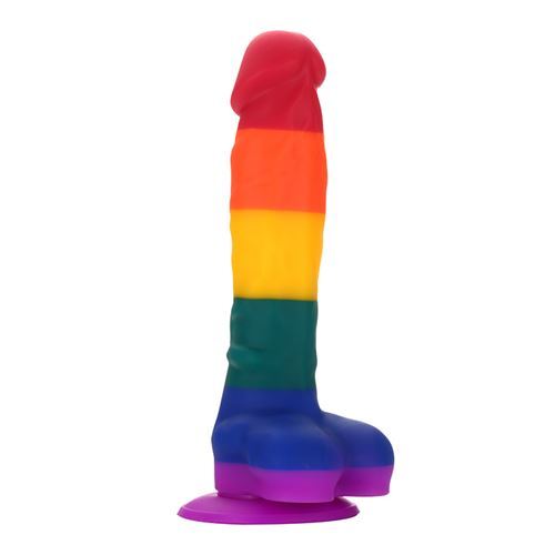 DreamToys Colourful Love Pride dildo regenboog L