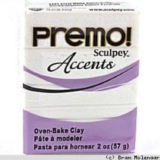 premo Sculpey Premo klei Frost White Glitter
