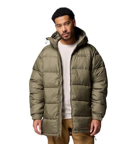 Columbia Heren Pike Lake Parka, Puffer Jacket, Stone Green, XL