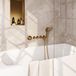 Brauer Gold Carving Thermostatische Inbouw Badkraan