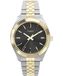 Timex Trend Dameshorloge, 36 mm, Tweekleurig Roestvrijstalen Armband, Zwarte Wijzerplaat, Goudkleurige Kast, TW2Y27900