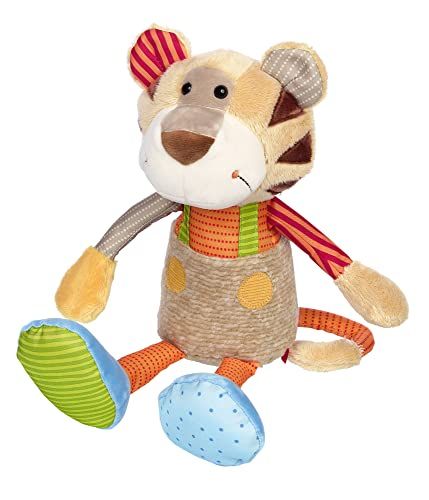 Sigikid 42852 Tiger, Patchwork Sweety Knuffeldier