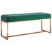 VidaXL Bankje 110x36x45 cm fluweel donkergroen