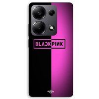 Maniacase Coque Pour Xiaomi Redmi Note 13 Pro 4G Blackpink noir et rose