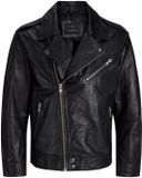 Jack & Jones Leren jas Zwart XS