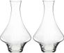 Secret de Gourmet Carafe à vin - 2 pièces - 1,65 litre - Verre - Transparent