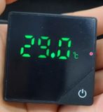 AiQinu Aquariumthermometer, mini-aquariumthermometer (℃/℉) | LED Digitale mini-thermometer met alarm voor zoetwater, zeewater, reptielen