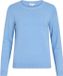 Vila Trui Viril O-neck L/s Knit Top - Noos 14054177 All Aboard/dark Melange Dames Maat - M