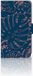 B2Ctelecom Book Case Apple iPhone XR - Palm Leaves