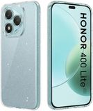 Techsuit Hoesje geschikt voor HONOR 400 Lite - Sparkle Skin Glitter Silicone Back Cover - Transparant